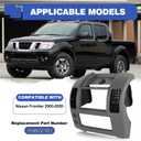 Center Dash Console Panel Compatible with Nissan Frontier 2005-2020, Center Instrument Console Panel Bezel Cover Replacement Part Number 68259-ZP16D 68259 ZP16D 68259ZP16D, Gary 