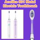 2 x 601 Metal Electric Toothbrush Replacement Brush Head, 100% Compatible with 601 Electric Toothbrush, Soft Bristles Refill Brush Head-3 pcs