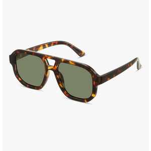 livho Trendy Polarized Square Aviator Sunglasses Women Men Square Eyewear Frame, Retro Sun Glasses for Women Men 2025 Shades