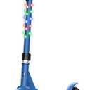 Jetson Jupiter Jumbo 2-Wheel Kick Scooter, Sturdy Wide Deck, Height Adjustable Handlebar, Rear Brake, Easy-Folding Mechanism, 8 inch wheels