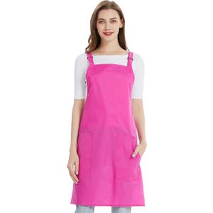 2 x Hair Cutting Cape with Armholes  Professional Black Nylon Hairdressing Gown for Salon or Home  Adult Haircut Cape (Pink)