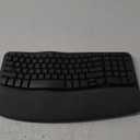 Logitech Wave Keys Wireless Ergonomic Keyboard with Cushioned Palm Rest, Comfortable Natural Typing, Easy-Switch, Bluetooth, Logi Bolt Receiver, for Multi-OS, Windows/Mac - Graphite