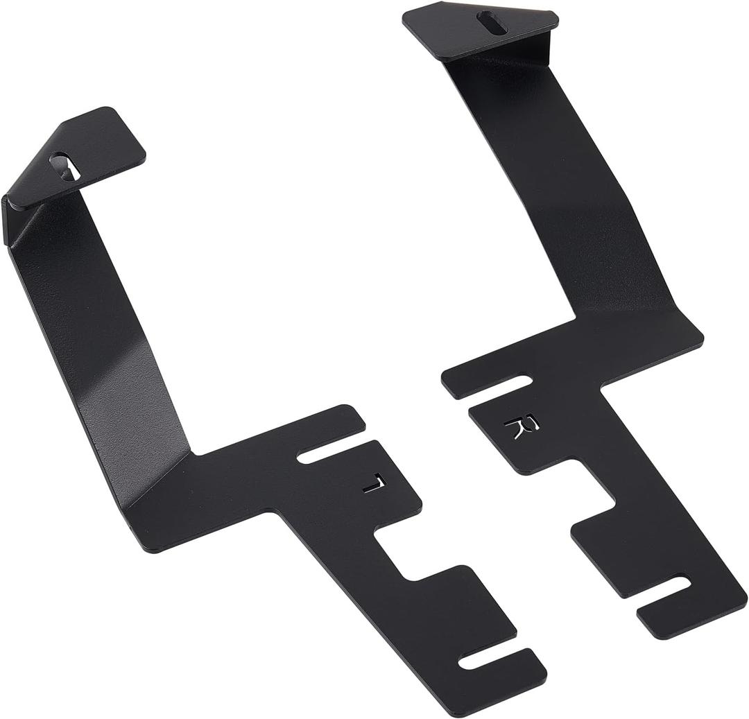 No-Drill A-Pillar Ditch Light Brackets for 2019-2026 RAM 1500, Bolt-On Hood Mount Kit for Off-Road LED Pod Lights, Easy Installation.