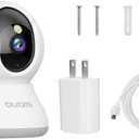 Security Camera 2K, blurams Baby Monitor Dog Camera 360-degree for Home Security w/Smart Motion Tracking, Phone App, IR Night Vision, Siren, Works with Alexa & Google Assistant & IFTTT, 2-Way Audio