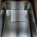 Stainless Steel Litter Box 2 Pack, 23.6" X 15.7" X 6" Steel Litter Box XL No Smell, Extra Large Metal Litterbox for Big Cat, Multiple Cats, Non Stick, Easy Cleaning