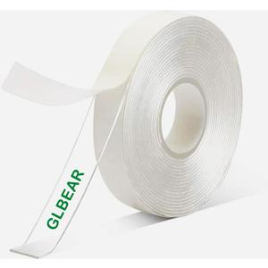 7 x Extra Strong Double Sided Tape, 16.5FT Double Sided Adhesive Tape Heavy Duty, Clear & Tough Nano Tape for Hanging Picture, Poster, Carpet, Photo Deco, Multipurpose Mounting Tape (1/24" x1/2" x 16.5')