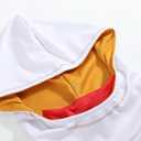 Dagmar Christmas costume role-playing children's cheerleading mesh top hooded jacket set (5-6 Years, Red)