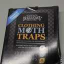 Dr. Killigan's Premium Double Potent Clothing Moth Traps with Pheromones Prime - Organic Trap with Lure for Clothes Closets & Carpet - Case Making & Web Spinning Moth Prevention (20 Pack, Black)