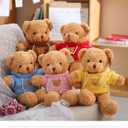 YUKOUQIAN Teddy Bear Stuffed Animal Cute Plush Doll SoftToy 36" Gift for Girls Boys Birthdays Christmas Children's Day Halloween Thanksgiving Day (Blue Bear 36in)