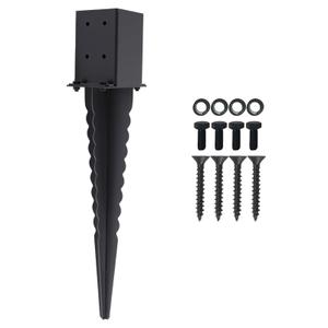 4 Pcs 32" 4"x4" Fence Post Anchor Ground Spike (Fit 3.6"x3.6") Post