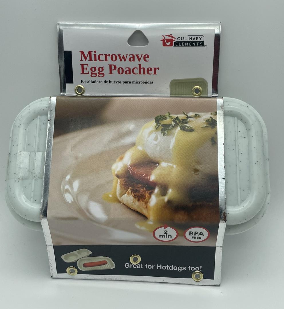 Culinart Elements Microwave Egg Poacher Kitchen Hot Dog Cooker BPA Free F1