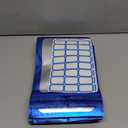 120 PCS-7x10 Reclosable Mylar Bags Blue for Food Storage, Resealable Mylar Bag 1 Quart with Clear Window for Small Businesses, Smell Proof Aluminum Foil Zipper Edible Packaging Bag for Candies