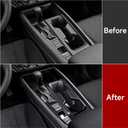 Gas Gear Shift Panel Cover Decals for Honda Accord 2023 2024 2025 11th Gen Accessories ABS Carbon Fiber Stickers