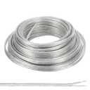 PATIKIL 49.2Ft 16/2 PVC Covered Copper Wire, 300V Soft Speaker Wire Insulated Heat Resistant Electronical Flexible Cable for LED Light Strip Audio Speaker Sound System, Clear, UL Listed (Silver)