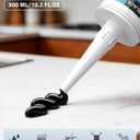 PAULINN Silicone Sealant Black, 100% Silicone Caulk Waterproof for RV, Kitchen, Bath, General Use, Window, Door, Glass, Marine, 10.2 Oz, 4 Packs
