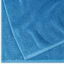 Amazon Basics 2-Piece Quick-Dry Oversize Bath Towel, 100% Cotton, 54" x 30", Lake Blue