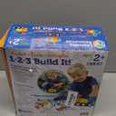 Learning Resources 1-2-3 Build It! Rocket-Train-Helicopter - 17 Pieces, Ages 2+, Creative Thinking, Toddler Building, STEM, Early Engineering Toys