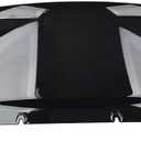 Motorcycle Windshield for Harley Davidson Touring Road Glide CVO 2023 2024 Motorcycle 12" Windscreen Windshield Wind Deflector windscreen Double Bubble(Black)