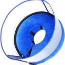 BARKLESS Inflatable Dog Cone, Soft Dog Donut Collar After Surgery, 2-in-1 Inflatable Collar with Detachable Anti-Licking Shield, Donut Cone to Stop Licking Wounds,  M+ 11 - 14 In