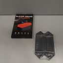 2 PCS Silicone Grease Cup Liners for Blackstone 36 28 22 17 Inch Griddle, Reusable Grease Catcher Cup Liner Grill Grease Tray, Durable Drip Pans Blackstone Griddle Accessories, Black