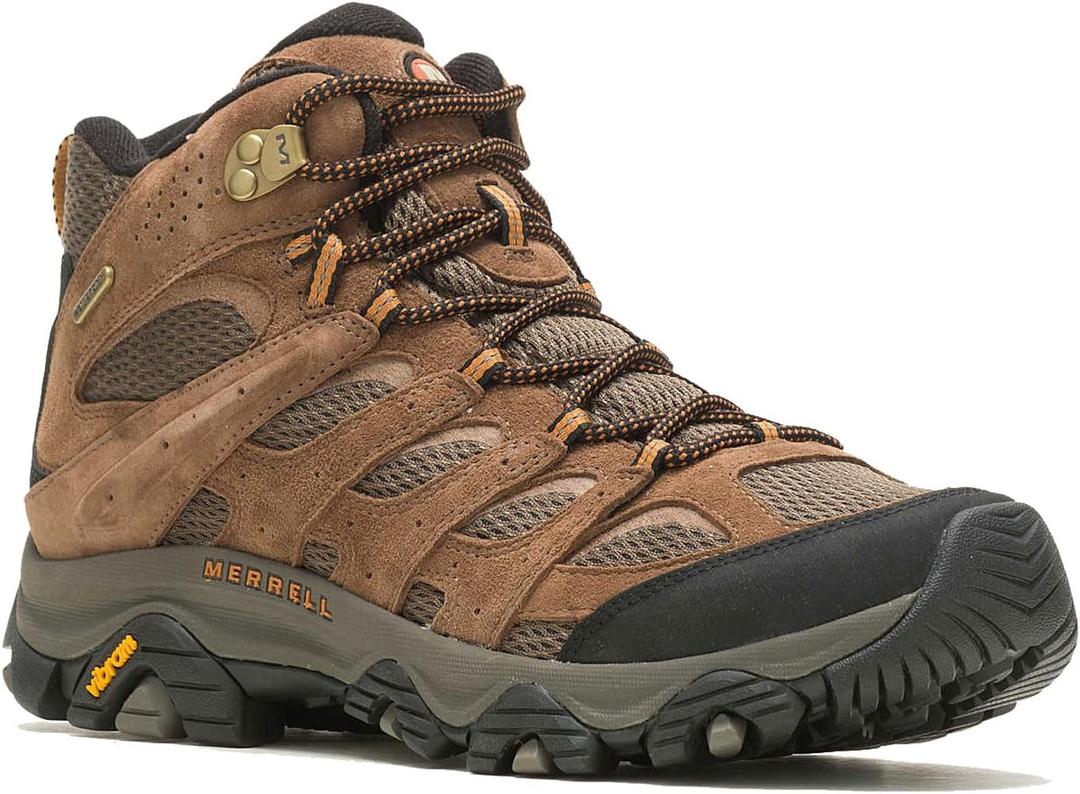 Merrell Men's Moab 3 Mid Waterproof Hiking Boot, New Earth, 13 Wide