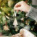 TUMSHANIP Macaroon Ornaments - Macaroon Christmas Ornament - French Cake Ornaments for Christmas Tree - Food Dessert Lovers Gifts for Women, Men - Acrylic Ornament 2025