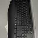 Wireless Keyboard and Mouse Combo - Full-Sized Ergonomic Keyboard with Wrist Rest, Phone Holder, Sleep Mode, 2.4G Quiet Keyboard for PC Laptop, Complete Work Setup for Office or Home -Trueque KM23