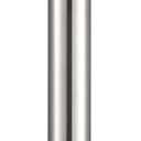 OFFO Shower Arm with Flange, 24 in Brushed Nickel Ceiling Mount Replacement Rain Shower Head Straight Arm Ceiling-Mounted For Fixed Shower Head & High Pressure Rain