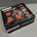 WETOLS Corner Clamp for Woodworking, 90 Degree Right Angle Clamp, Wood Clamps, 4Pcs Adjustable Spring Loaded Woodworking Clamp, Gifts for Dad, Birthday Gifts for Men, Photo Framing, Orange