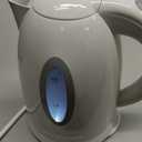 OVENTE Electric Kettle, 1.7L Fast Boiling Water Heater for Coffee or Tea, BPA Free with Water Level Gauge, Auto Shut-Off, Boil-Dry Protection, Indicator Light and Removable Filter, White KP72W (1.8 Quarts)