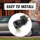Hoypeyfiy 4360469 Ignition Switch with Key, Replacement for JLG 400S 460SJ 600A 600AJ 600S 600SJ 601S 660SJ 450A 450AJ T350 1532E2 1932E2 2032E2 2632E2 2646E2 3246E2, Replaces 4360470, 4360467