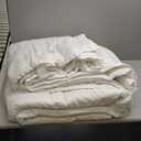 sunflower Comforter Duvet Insert Full Size White Down Alternative Filling 100% Cotton Shell All Season Hypoallergenic Warm Breathable Noiseless Machine Washable with Corner Taps