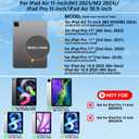for iPad Air 11 inch Case with Keyboard (M4/M3/M2,2026/ 2025/2024), iPad Pro 11 (4th/3rd/2nd/1st Gen) & Air 5/4th,Magic-Style Magnetic Case Keyboard with Backlight, Multi-Touch Trackpad (Blue)
