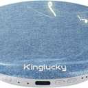 Kinglucky X50 Pillow Speaker for Sleeping, Built-in White Noise Sound Machine Pink Noise for Sleeping, Auto-Off Timer Portable Bluetooth Speaker Under Pillow Rechargeable for Side Sleeper, Blue