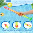 Deekin 36 Pcs Water Gun Pool Plastic Gun with Scale for Swimming, Beach, Water Park, Garden, Indoor and Outdoor(17.3 Inch,Bright Colors)