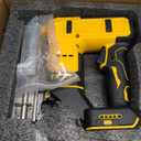 Cordless Brad Nailer for Dewalt 20V Battery (Tool Only), 2-in-1 Electric Nail/Staple Gun, 18 Gauge Brushless with 2000 Nails for Wood Carpentry, 2 Modes (for Dewalt)