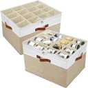 2 PACK Shoe Storage Organizer for Closet,Stackable Shoe Storage Box for Entryway,Cube Storage Cabinet,Organizador De Zapato,Folding House Container with Clear Cover,Holder Shoe Rack(Brown)