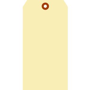 SmartSign (1000-Pack) Blank Manila Tags - Size #7, 5.75" x 2.875", 10-Point Cardstock, Write-On Paper Hang Tags with Reinforced Fiber Patch, for Shipping/Retail/Craft