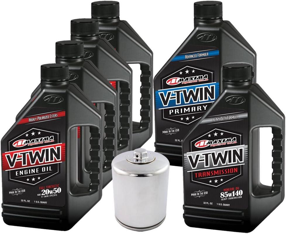 MaxHiflo VTTOCK15 Complete Engine Oil Change Kit for V-Twin Full Synthetic Harley Davidson Twin Cam, 6 quart MaxHiflo VTTOCK15 Complete Engine Oil Change Kit for V-Twin Full Synthetic Harley Davidson Twin Cam, 6 quart