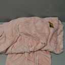 Plush Soft Robes for Women, Premium Fleece Womens Robe Cozy Warm Bathrobe (Large-X-Large, Light Pink)