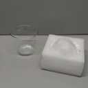 Caviar Server Set with Lid and 2 Pcs Shell Spoons Glass Caviar Dish with Ice Holder Elegant Chiller Serving with Large Capacity for Shrimp Ice Cream Martinis and Cocktails Dishwasher Safety