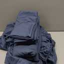 Love's cabin King Size Comforter Set Navy Blue, Only 6 Pieces King Bed in a Bag, All Season Bedding Sets with, 1 Flat Sheet, 1 Fitted Sheet, 2 Pillowcase and 2 Pillow Sham