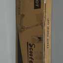 Kick Scooter for Kid, Teens & Adults for 300 lbs Capacity, Lightweight, Foldable - 8IN Big Wheels Scooter,Commuter Adult Scooters with Hand Brake, 4 Adjustable Levels, ABEC 9, 15 lb (Black)