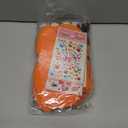 Aiofaervy 35 Pieces Halloween Foam Pumpkin Craft Kits,Foam Pumpkin with Fall Maple Leaves Rhinestone Stickers DIY Pumpkin Stickers for Halloween Thanksgiving Art Crafts Decorations