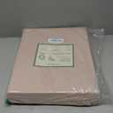 LANE LINEN 100% Organic Cotton Sheets Full Size Bed, Machine Washable Fully Elasticized Low Pill Fade Resistant Cotton Sheets, Soft & Comfy Percale Eco Friendly sbanas Full -Sepia Rose