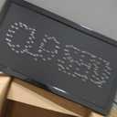 Open Closed Signs for Business LED Open Closed Sign Light Open and Closed Sign Display Closed Neon Sign Coffee Open Sign for Bar Pizza Store Restaurant Hotel ATM Party Supplies, 18.9 x 9.8 Inches