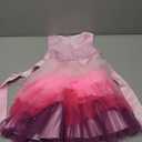 Flower Baby Girl Lace Dress Toddler Tulle Sleeveless Bow Princess Party Wedding Pageant Bridesmaid (6-12M)