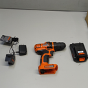 BLACK+DECKER 20V MAX Cordless Drill and Driver, 3/8 Inch, With LED Work Light, Battery and Charger Included (LDX120C)