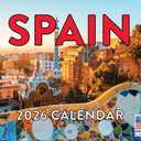 Spain Calendar 2026 Monthly Wall Calender 12 Month | American Made In The USA
