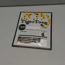 DOK TigerToes Premium Non-Slip Dog Socks for Hardwood Floors - Extra-Thick Grip That Works Even When Twisted - Prevents Licking, Slipping, and Great for Dog Paw Protection (Cool Caramel, Small)